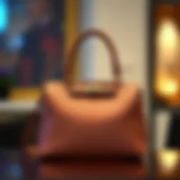 Elegant handbag showcasing contemporary design