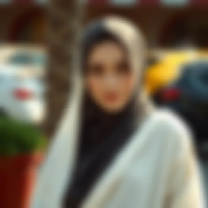 Lightweight abaya ideal for warm weather