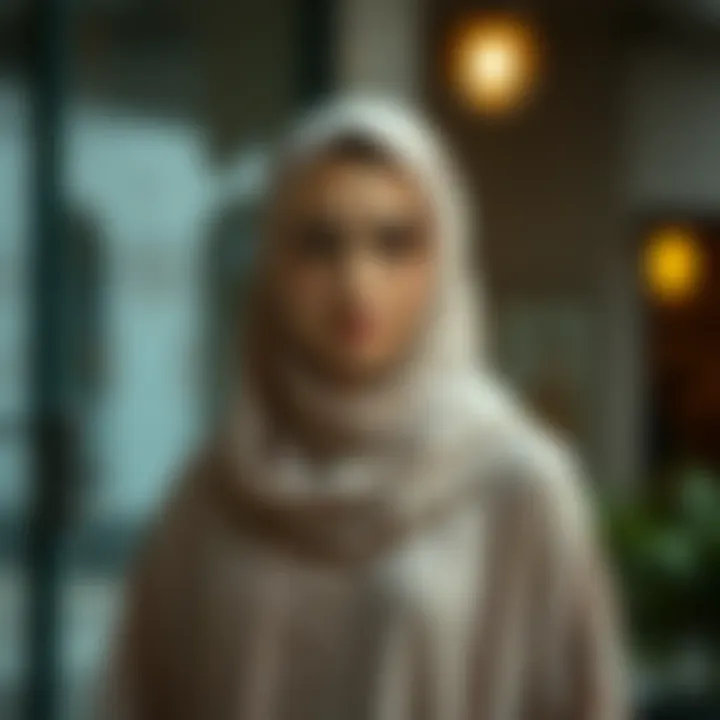 Sustainable abaya made from eco-friendly materials