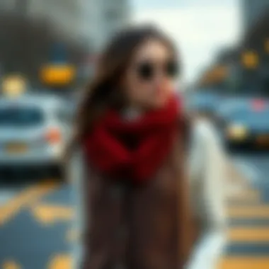 Chic Look with Knitted Vest and Accessories Trendy outfit incorporating a knitted vest with accessories