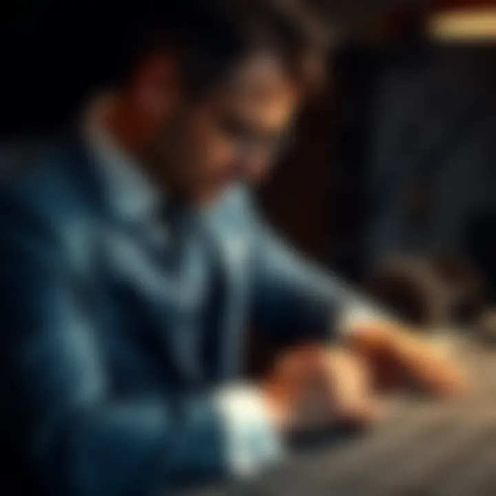 A tailor measuring fabric for a custom suit