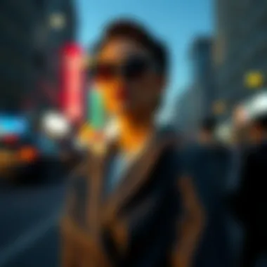 Stylish Armine Ferace showcasing contemporary silhouettes