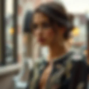 Elegant Armine Ferace featuring intricate embroidery