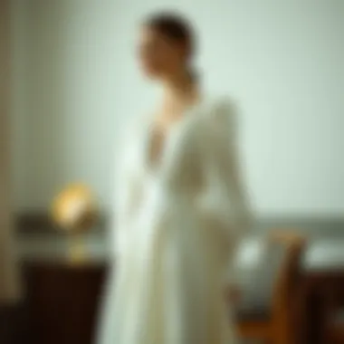 Material Selection for Elegance Diverse fabric choices for white balloon sleeve dress