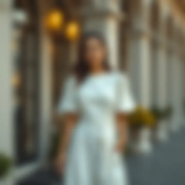 Ideal Occasions to Wear the Dress Stylish settings for wearing a balloon sleeve white dress