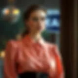 Elegant blouse showcasing modern fashion trends