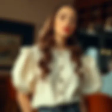 Historical evolution of blouses in fashion