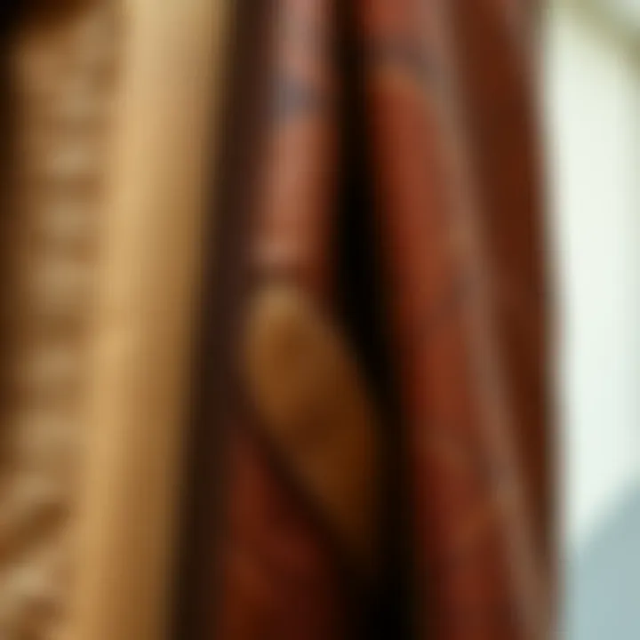 Close-up of fabric texture and details of a long coat.