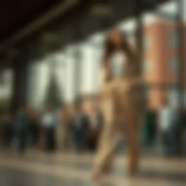 Latest Seasonal Trends in Pant Suits Seasonal pant suit trends displayed in a fashion magazine