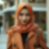 A stylish hijab suit showcasing the latest fashion trends