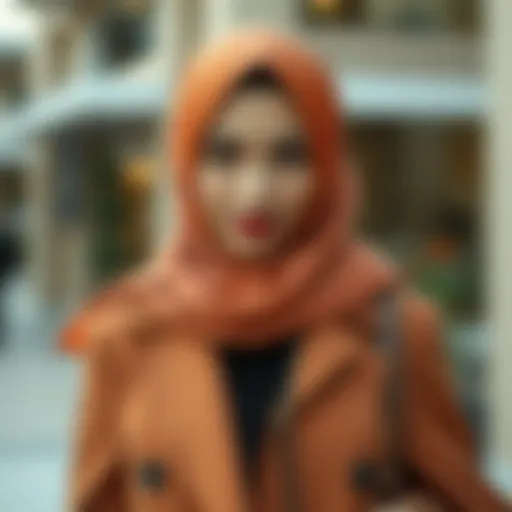 A stylish hijab suit showcasing the latest fashion trends