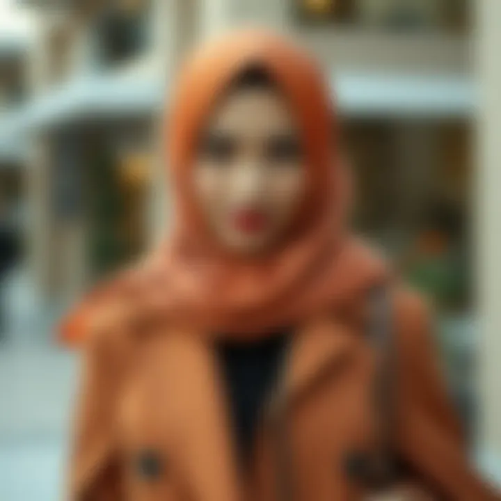 A stylish hijab suit showcasing the latest fashion trends