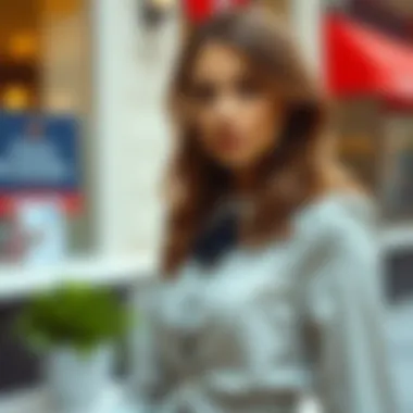 Stylish outfit combination featuring a baby collar dress