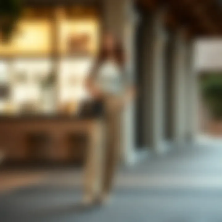 Elegant beige wide-leg trousers paired with a stylish top