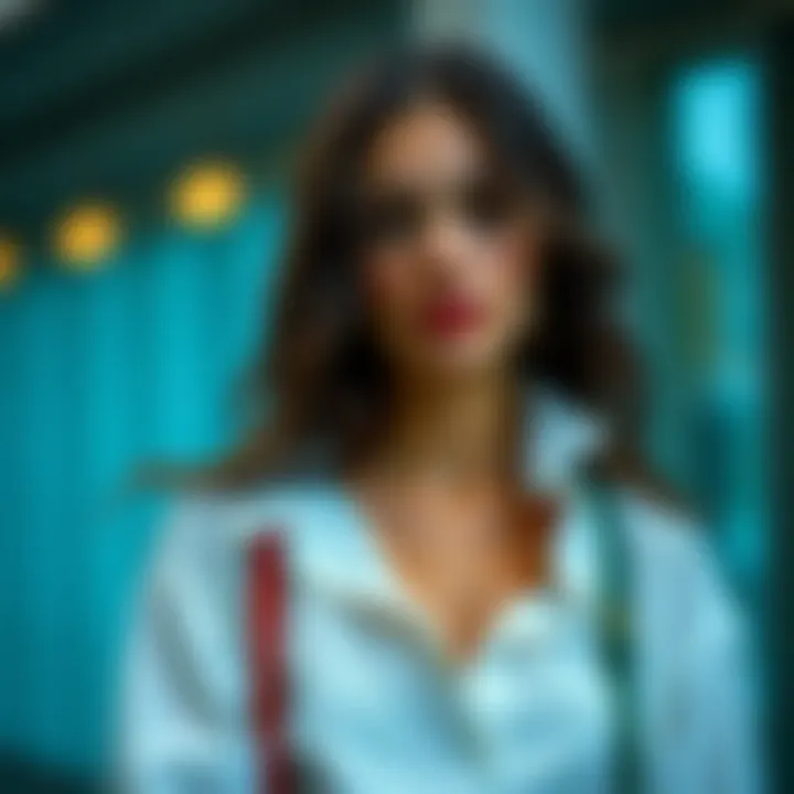 Stylish Combination with Casual Outfit Stylish combination of white collar with casual outfit