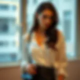 Elevate Your Look with Elegant Styling Elegant white long shirt styled with accessories