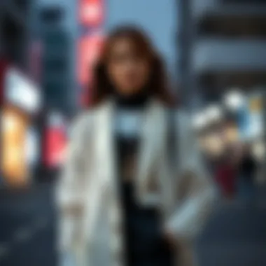 Layered outfit featuring a long white cardigan