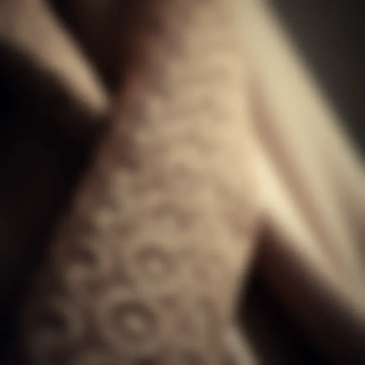 Close-up of luxurious fabric texture of a wool coat