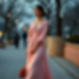 Elegant ankle-length dress perfect for modest fashion