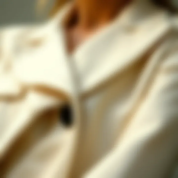 Detailed Look at Fabric Textures in Blazer Dresses Close-up of fabric textures used in blazer dress designs