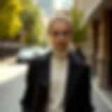 Chic blazer and sweater combination for a sophisticated look