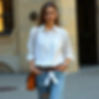 Versatile outfit combinations featuring a white shirt