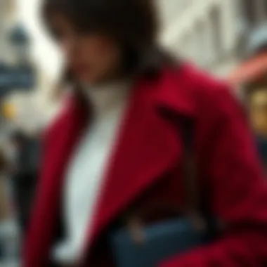 Layering the Burgundy Coat with Style Stylish layering of a burgundy coat with seasonal outfits