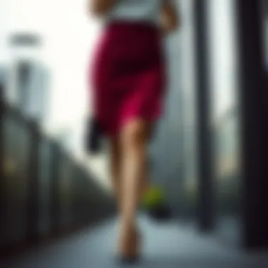 Essential Care Tips for Burgundy Pencil Skirts Care tips for maintaining a burgundy pencil skirt