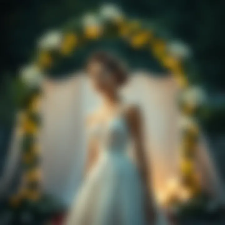 Sustainable wedding dress made from eco-friendly materials