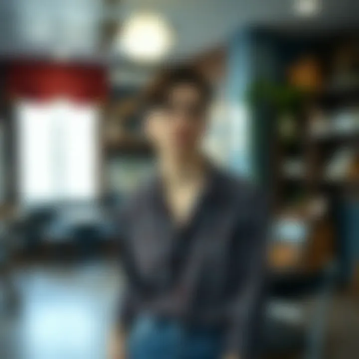 Boyfriend shirt in a vintage setting