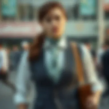 Sustainable materials used in neck-tie vests