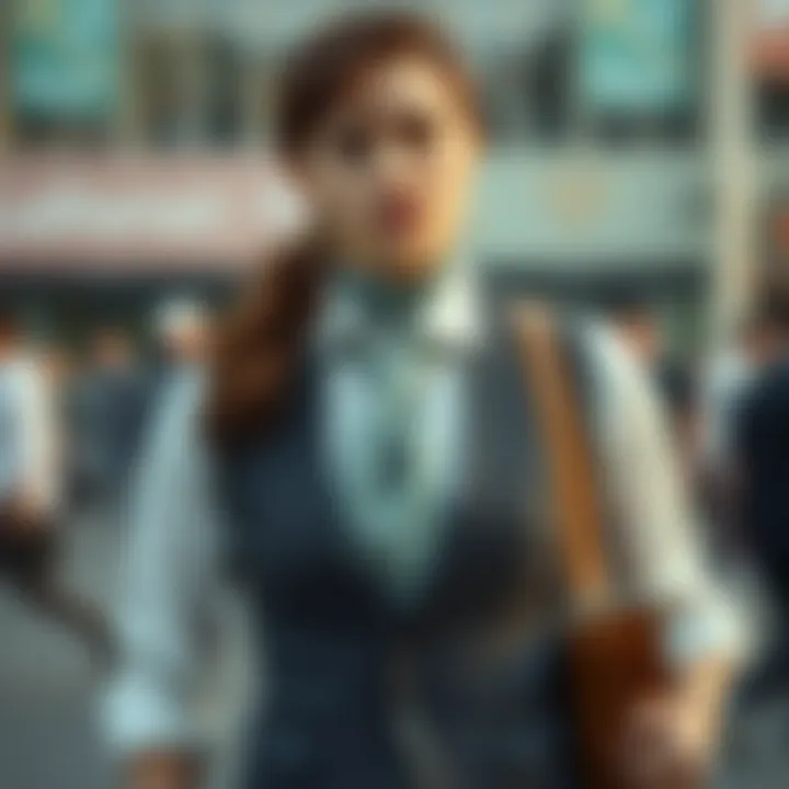 Sustainable materials used in neck-tie vests