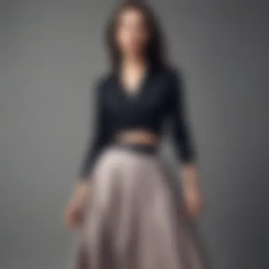 Chic Outfit with Long Skirt Stylish outfit combination featuring a long skirt