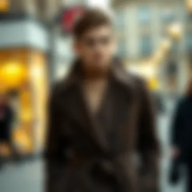 A sophisticated trench coat illustrating classic fashion elements.