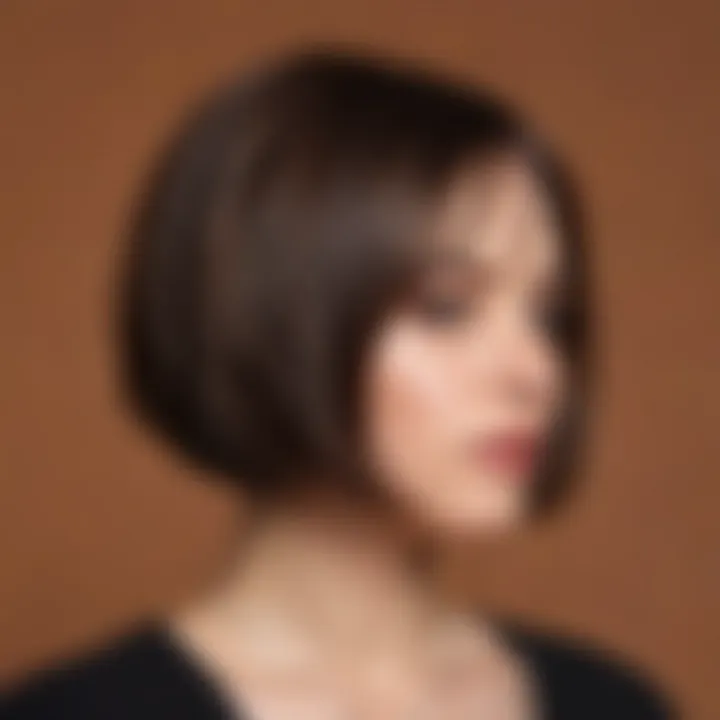 Chic layered bob haircut for a modern touch