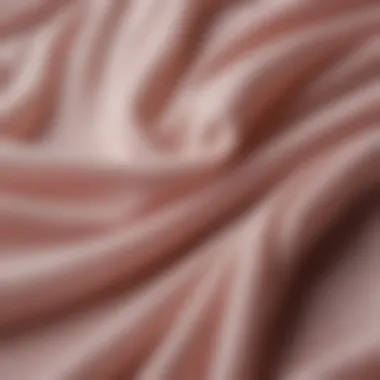 Close-up of fabric texture showcasing the lightweight nature of chiffon