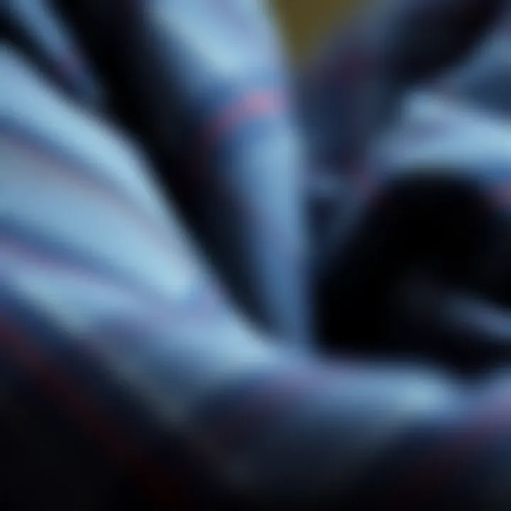 Diverse Textures in Suit Fabrics Close-up of suit fabric textures