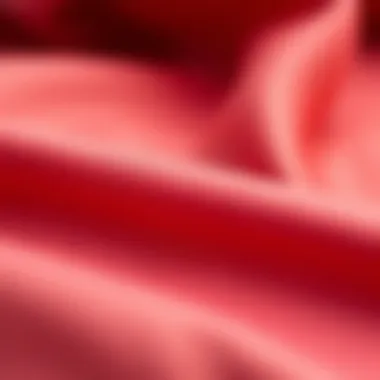 Close-up of warm fabric textures