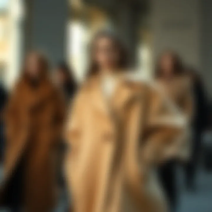 Collection of various oversized coat designs