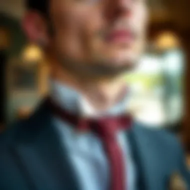 Trendy combinations for groom's collars in a stylish setting