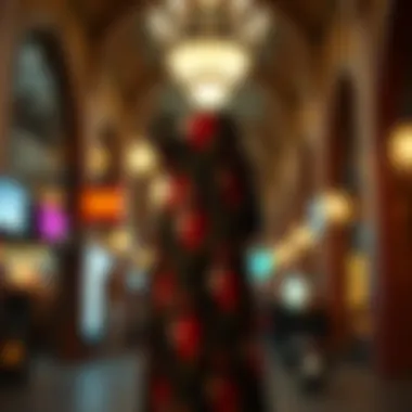 Stylish cocktail dress with unique patterns