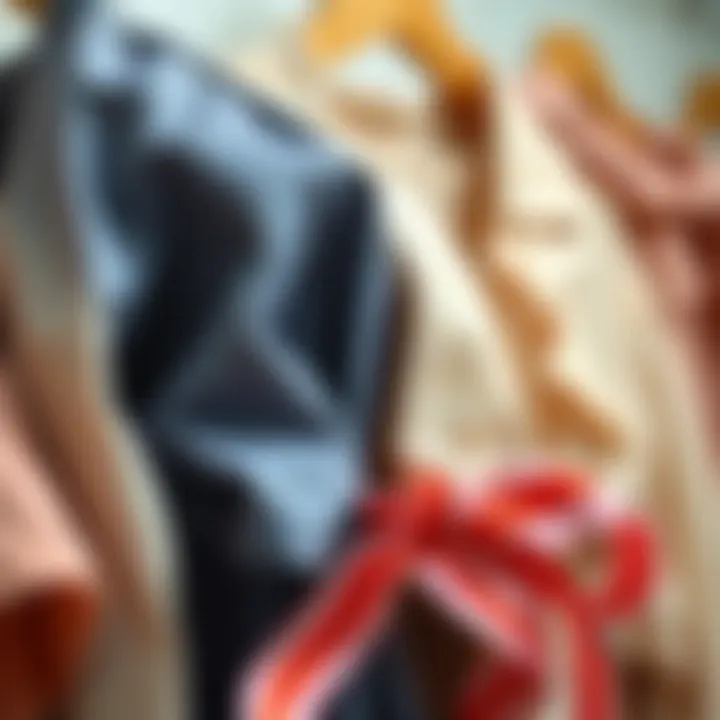 Diverse fabric options for designing front-tied blouses