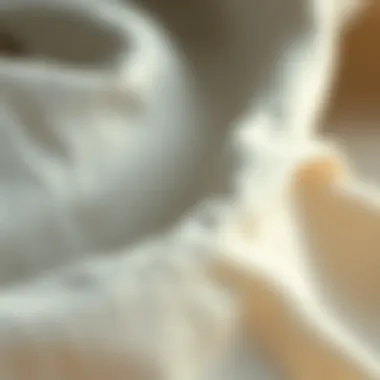 Close-up of high-quality fabric texture showcasing the linen material