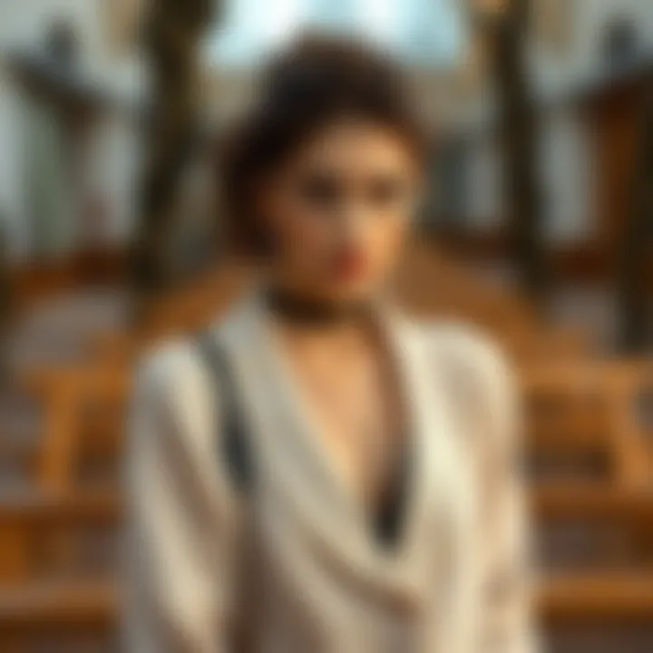 Elegant long cardigan paired with casual outfit