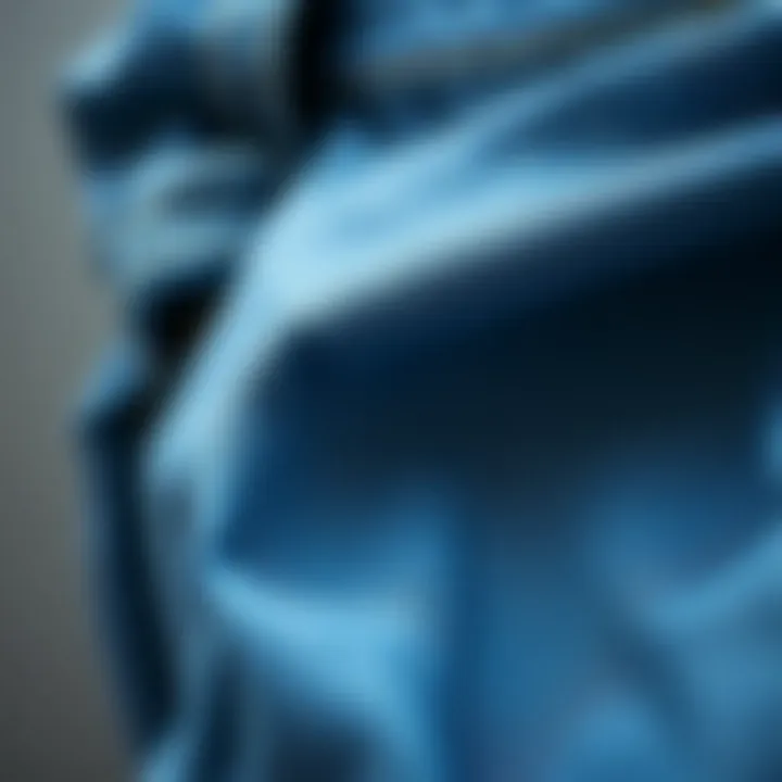 Quality Fabrics of Loose Denim Detailing on loose denim showcasing fabric quality