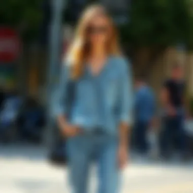 Versatile Looks with Loose Denim Versatile combinations of loose denim for different occasions