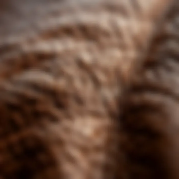 Close-up of high-quality leather texture with intricate details