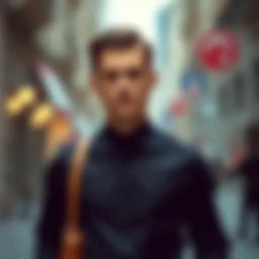 Stylish black shirt outfit with accessories