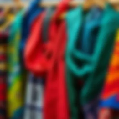 A variety of Armine scarves displayed in vibrant colors