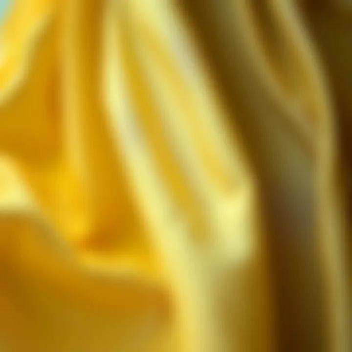 A close-up of fabric textures used in summer skirts